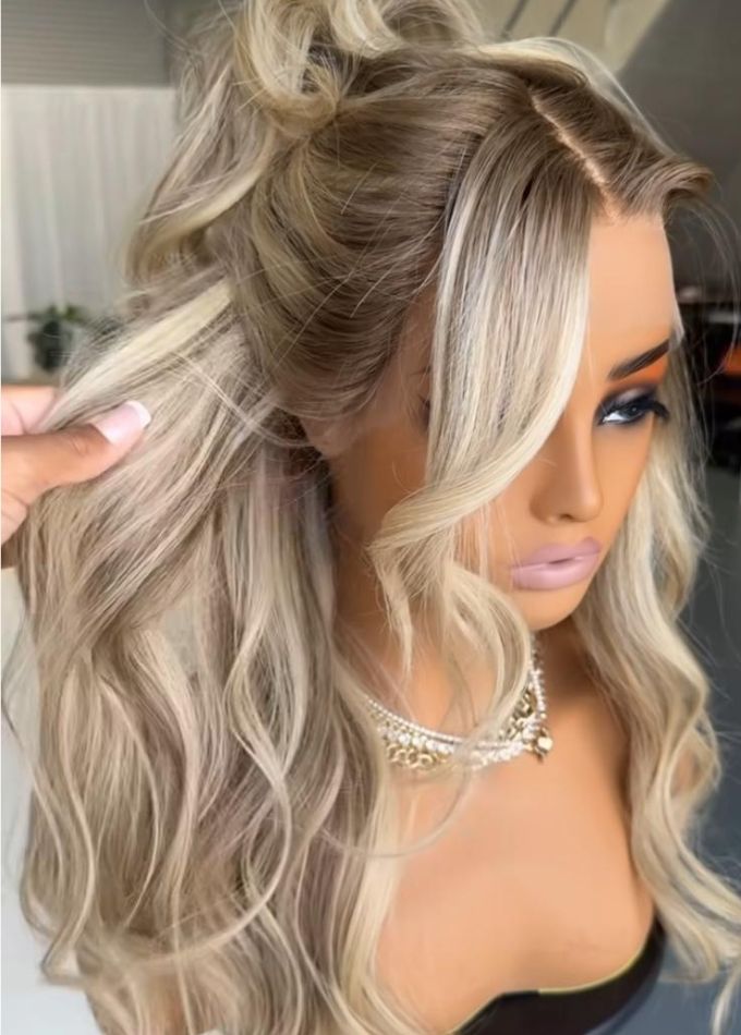 Peruca Lace Front Ombre de Cabelo Humano™